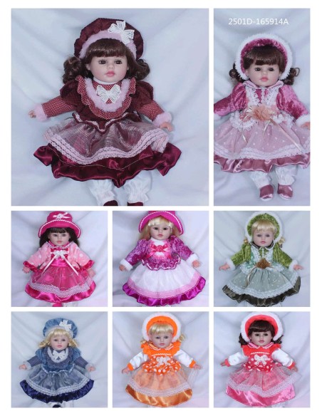 PVC'DE GERÇEK YÜZLÜ BEBEK  40CM 16İNCH