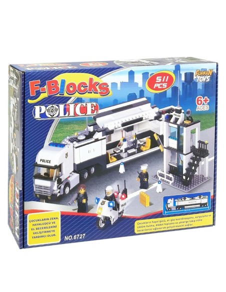 KUT.511 PCS POLİS TIR SETİ LEGO