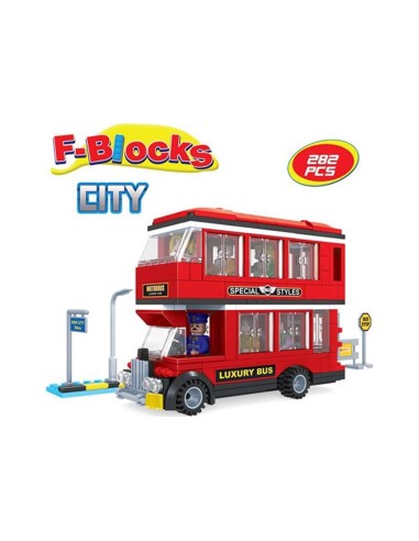 KUT.282 PCS 2 KATLI OTOBÜS LEGO