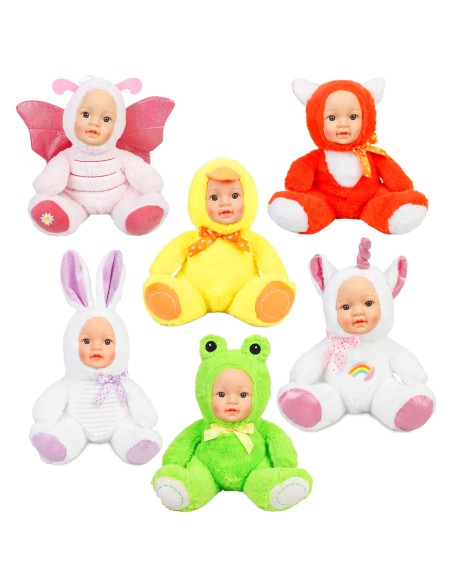 35 CM PELUŞ BEBEK YÜZLÜ ASORTİ