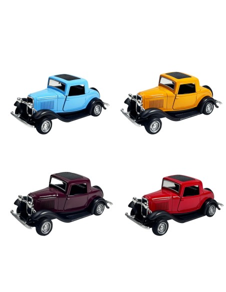 METAL ÇEKBIRAK KLASİK ARABALAR 4 MODEL
