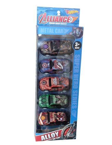 KUT. 5'Lİ ÇEKBIRAK AVANGERS ARABA SET...