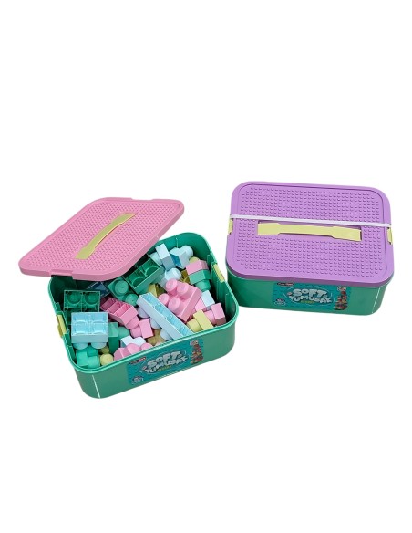 RENKLİ KUTUDA 48 PARÇA SOFT RENKLİ BLOCKS