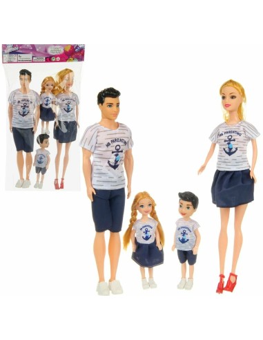 PVC DE 4LÜ AİLE BEBEK SETİ ithal ürün