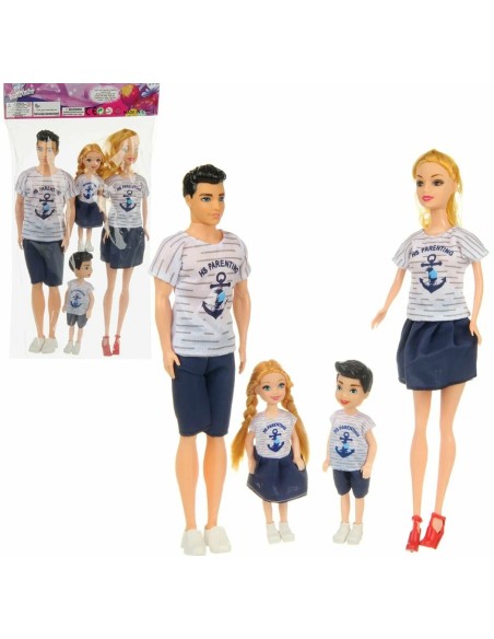 PVC DE 4LÜ AİLE BEBEK SETİ ithal ürün