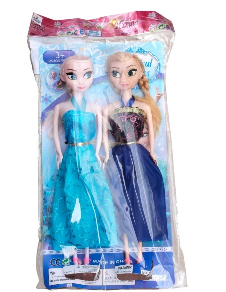 PVC DE 2Lİ FROZEN BEBEK 28CM İTHAL ÜRÜN