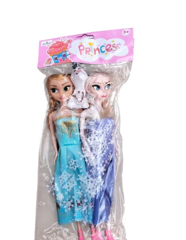 PVC DE 2Lİ AKS. FROZEN BEBEK 28CM...