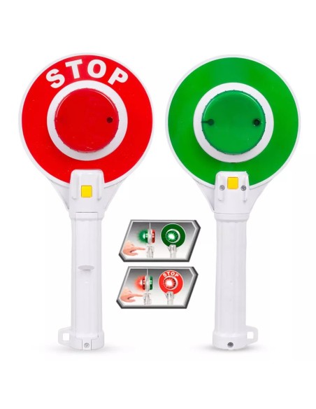 STAND PİLLİ IŞIKLI TRAFİK OYUN SETİ 23CM