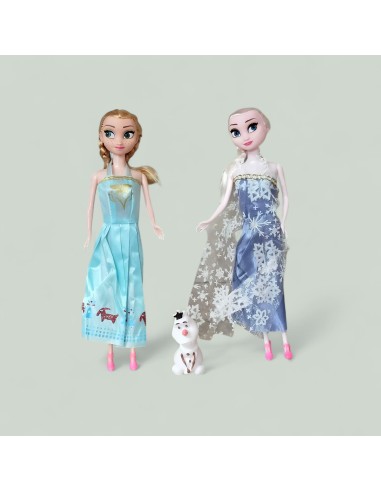 PVC DE 2Lİ AKS. FROZEN BEBEK 28CM...