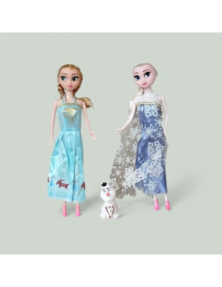 PVC DE 2Lİ AKS. FROZEN BEBEK 28CM İTHAL ÜRÜN 28CM