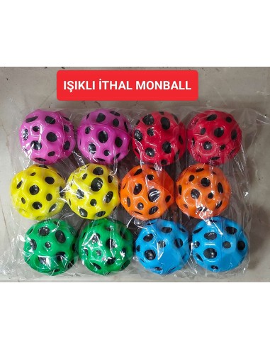 PVC'DE IŞIKLI MONBALL ZIPLAYAN TOP...