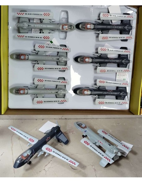 STAND DA SİHA UÇAK SESLİ METAL ÇEKBIRAK 20CM