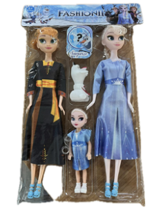 PVC DE 4LÜ FROZEN BEBEK SETİ