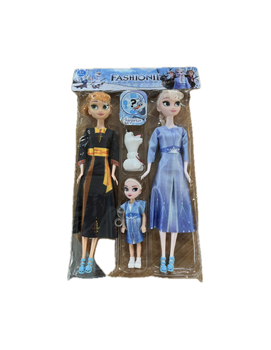 PVC DE 4LÜ FROZEN BEBEK SETİ