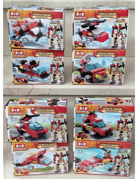 STAND KUT.2 in1 İTFAİYE TAKIMI LEGO CİTY