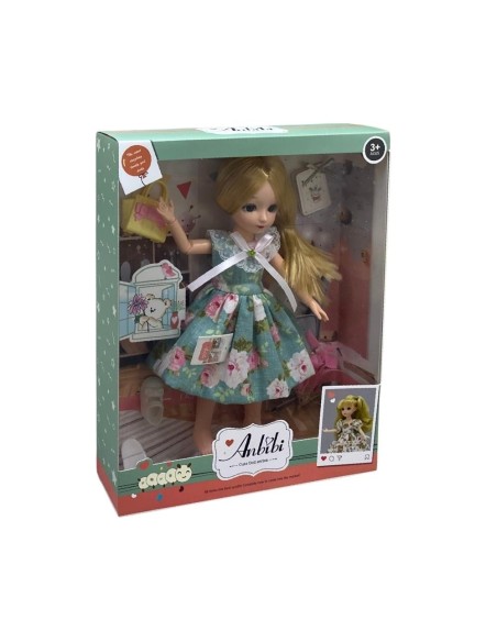KUT.KALİTELİ BEBEK EKLEMLİ AKSESUARLI SET 30CM