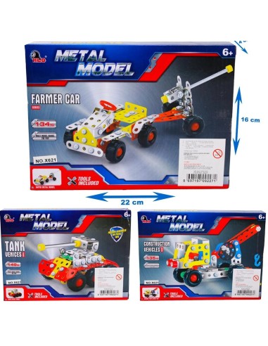 KUT.ARAÇLI METAL LEGO 3 MODEL