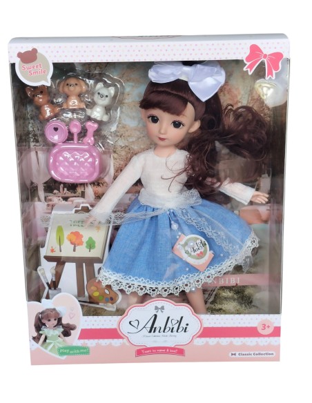 KUT.KALİTELİ EKLMELİ BEBEK AKSESUARLI SET 30CM