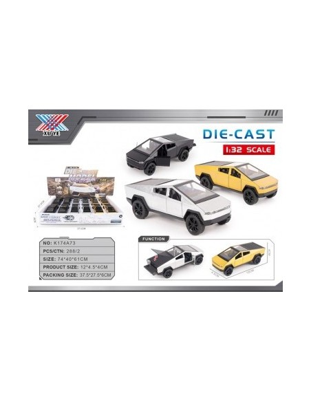STAND DA METAL TESLA ÇEKBIRAK ARABA 12CM KAPILARI AÇILIR