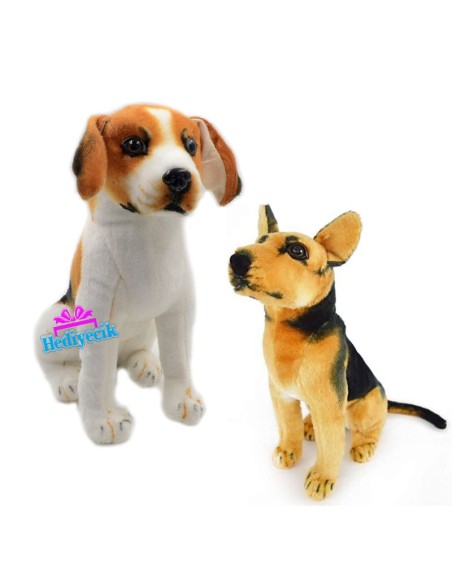 43CM PELUŞ AYAKTA KÖPEKLER