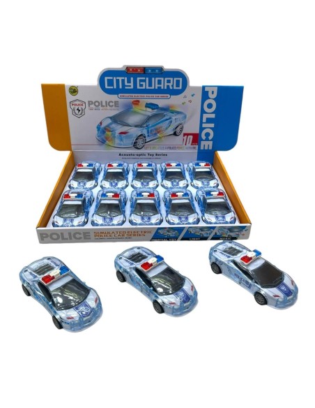 STANDLI KUT.SÜRT.SESLİ IŞIKLI POLİS TAKSİ 15CM