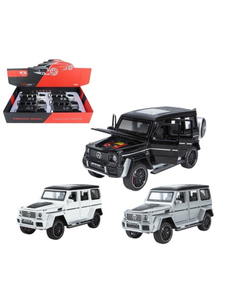 METAL Çek Bırak Işıklı ve Sesli Kapıları Açılan GJ jeep 20CM