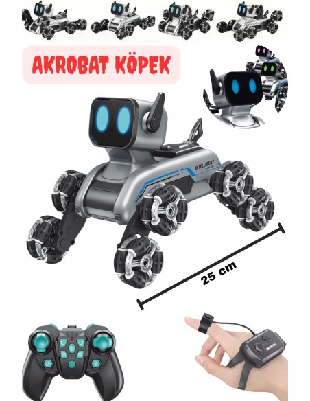 KUT.ŞARJLI U/K + BİLEK U/K KONTROLLÜ. 8 TEKER KÖPEK ARABA