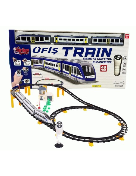 KUT.U/K Express Tren Set 49 Parça Işıklı ve sesli 264 Cm