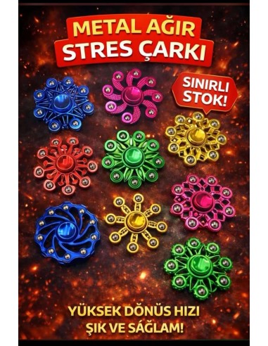 KUT.METAL STRES ÇARKI 8 BİLYELİ  İTHAL