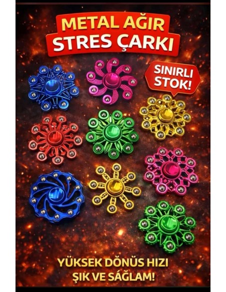 KUT.METAL STRES ÇARKI 8 BİLYELİ  İTHAL