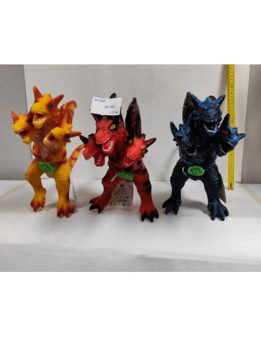 3 BAŞLI EJDERHA SESLİ SOFT YUMUŞAK 50CM