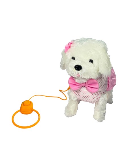 KUT.PİLLİ KABLO U/K TASMALI PEMBE KÖPEK