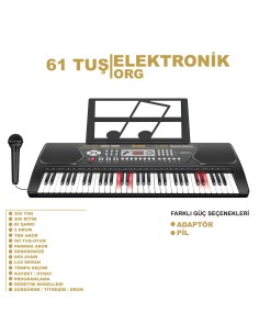 KUT.61 Tuş Büyük Lcd...