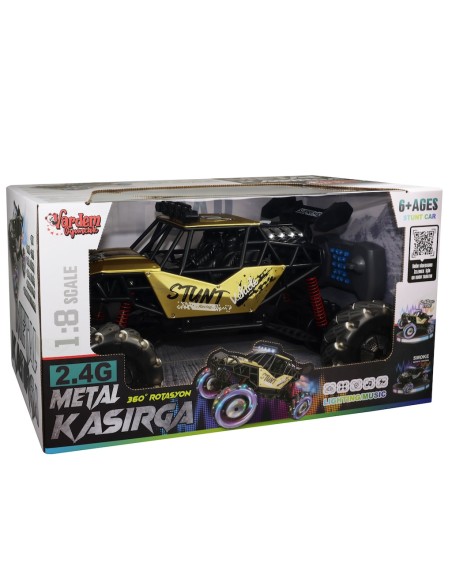 KUT.U/K ŞARJLI Off-Road Buharlı Kasırga Metal Araba 2.4G  1:8