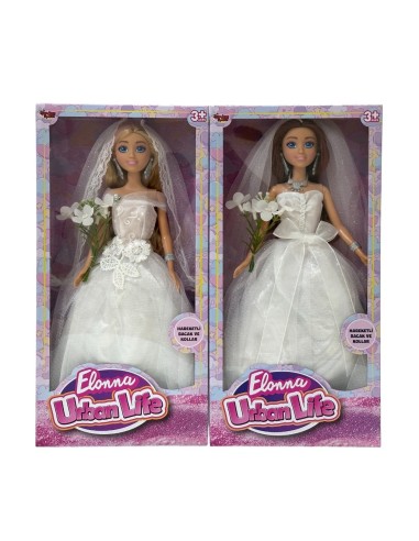 KUT.Gelinlikli LÜKS BARBİE Bebek 29CM