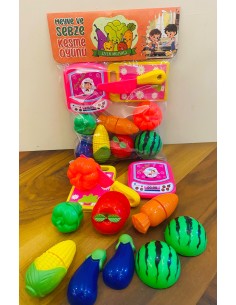 PVC'DE 17 PCS MEYVE-SEBZE...