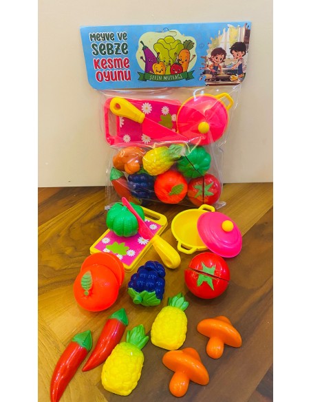 PVC'DE 17 PCS MEYVE-SEBZE KESME SETİ