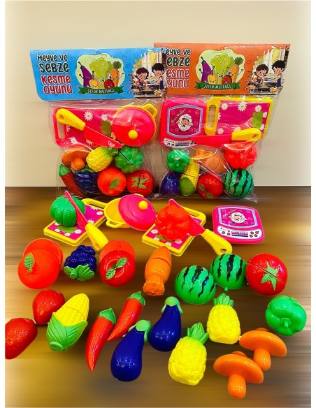 PVC'DE 17 PCS MEYVE-SEBZE KESME SETİ
