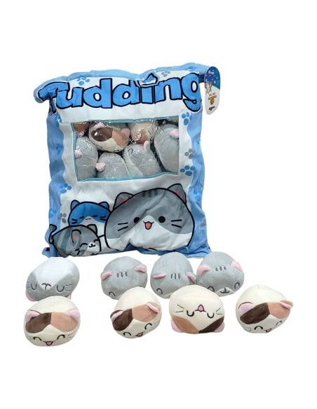 PELUŞ HAVYAN YASTIKLI 8 ADET KÜÇÜK PELUŞLU SET 3 MODEL