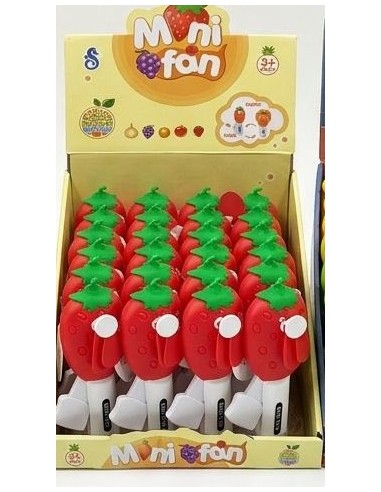 STANDLI ÇİLEKLİ BASMALI FAN (PKT:24 LÜ)