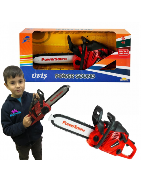 KUT.PİLLİ SES EFEKTLİ MOTORLU TESTERE 25CM