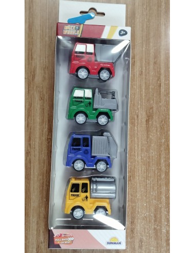 KUT. 4'LÜ ÇEKBIRAK ARAÇLAR 5CM