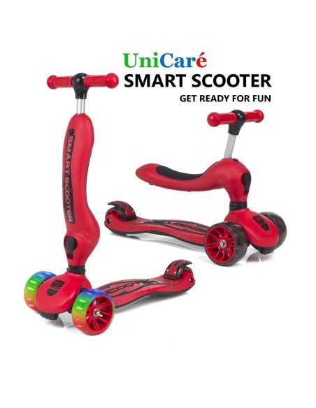 KUT.3 TEKER OTURAKLI 2 İN 1 UNİCARE SCOOTER IŞIKLI TEKER