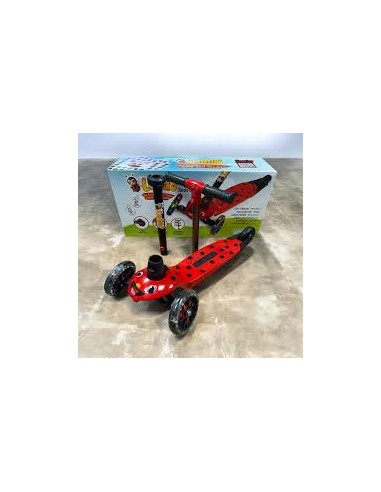KIRMIZI 3 TEKER IŞIKLI SCOOTER LEDDY...