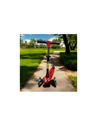 KIRMIZI 3 TEKER IŞIKLI SCOOTER LEDDY...