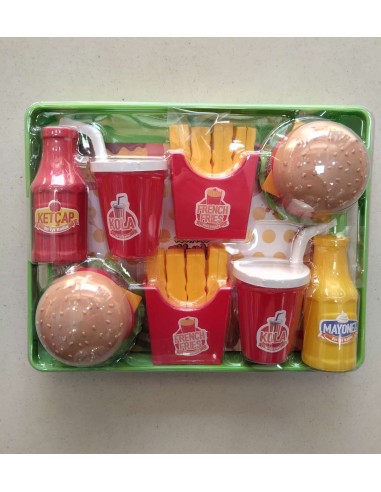 VAK. TEPSİLİ 2'Lİ HAMBURGER SET