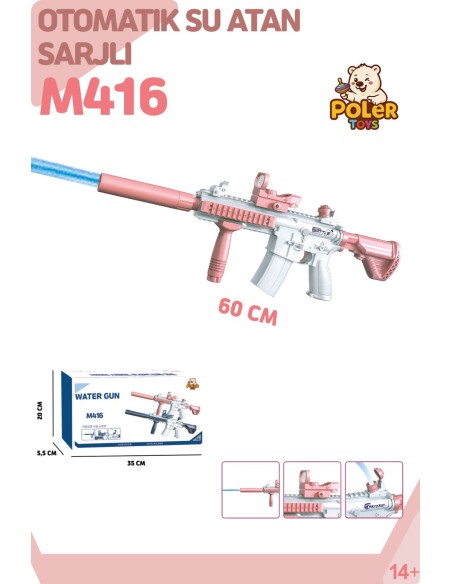 KUT.M416 ŞARJLI UZUN NAMLULU SU TÜFEĞİ