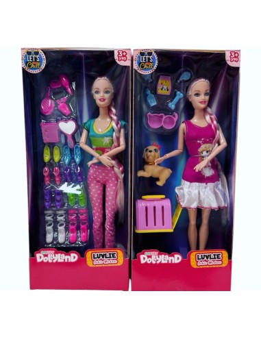KUT.BARBİE EKLEMLİ BEBEK PET SHOP AKS.