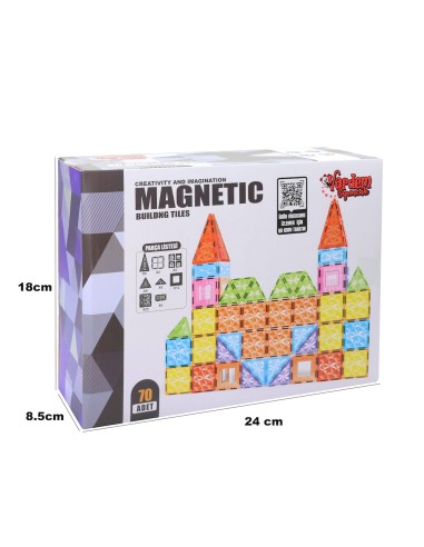 Kut.70 Parça 7,5 Cm Manyetik Yapı...