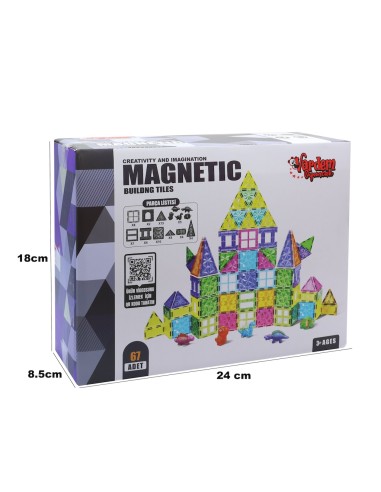 Kut.67 Parça 7,5 Cm Manyetik Yapı...